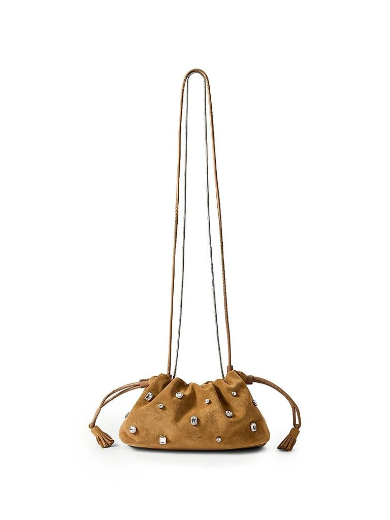 VERONICA BEARD Small Crystal Suede Shoulder Bag 5