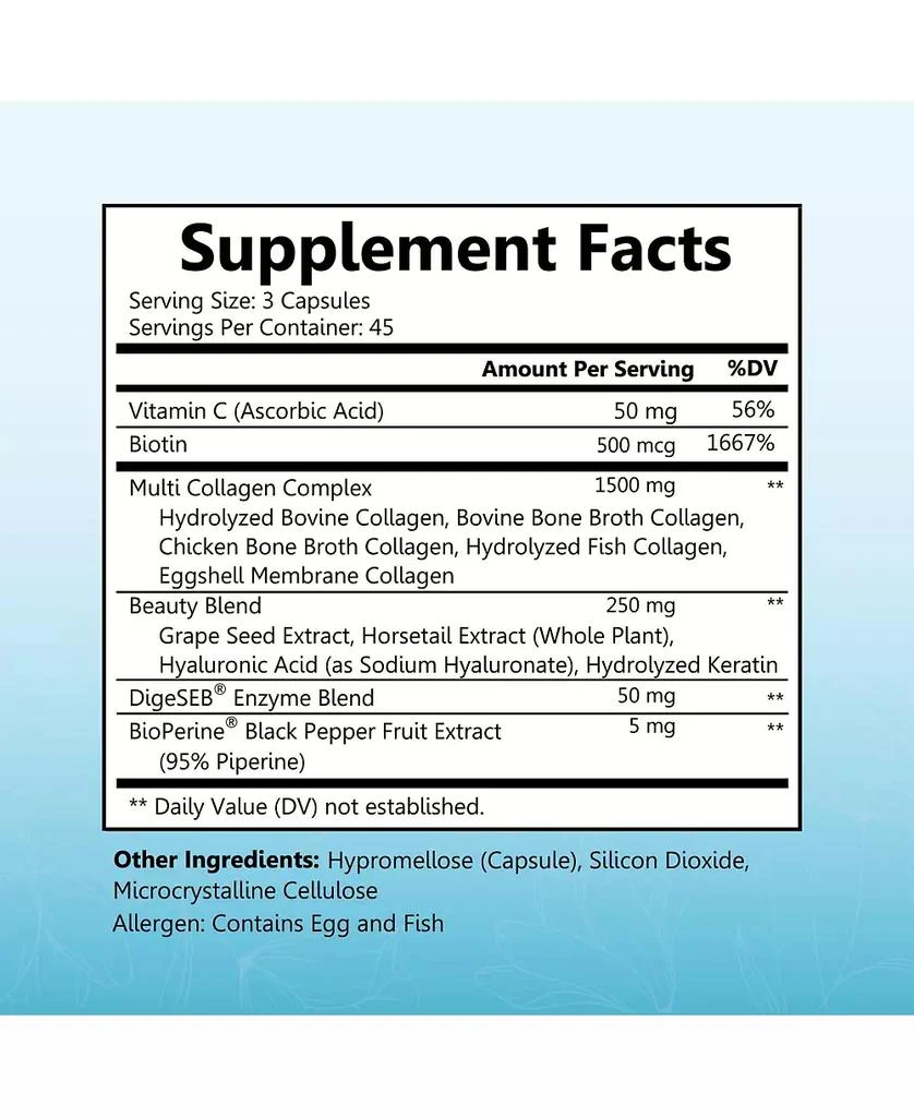 BioSchwartz Collagen Capsules, 135ct 8