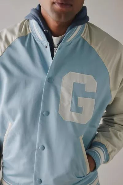 GUESS JEANS GUESS ORIGINALS Satin Varsity Jacket 5