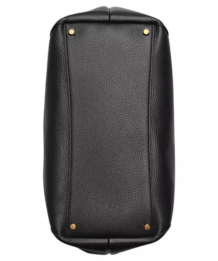 Donna Karan Glenwood Leather Shoulder with Tassel Detail 5