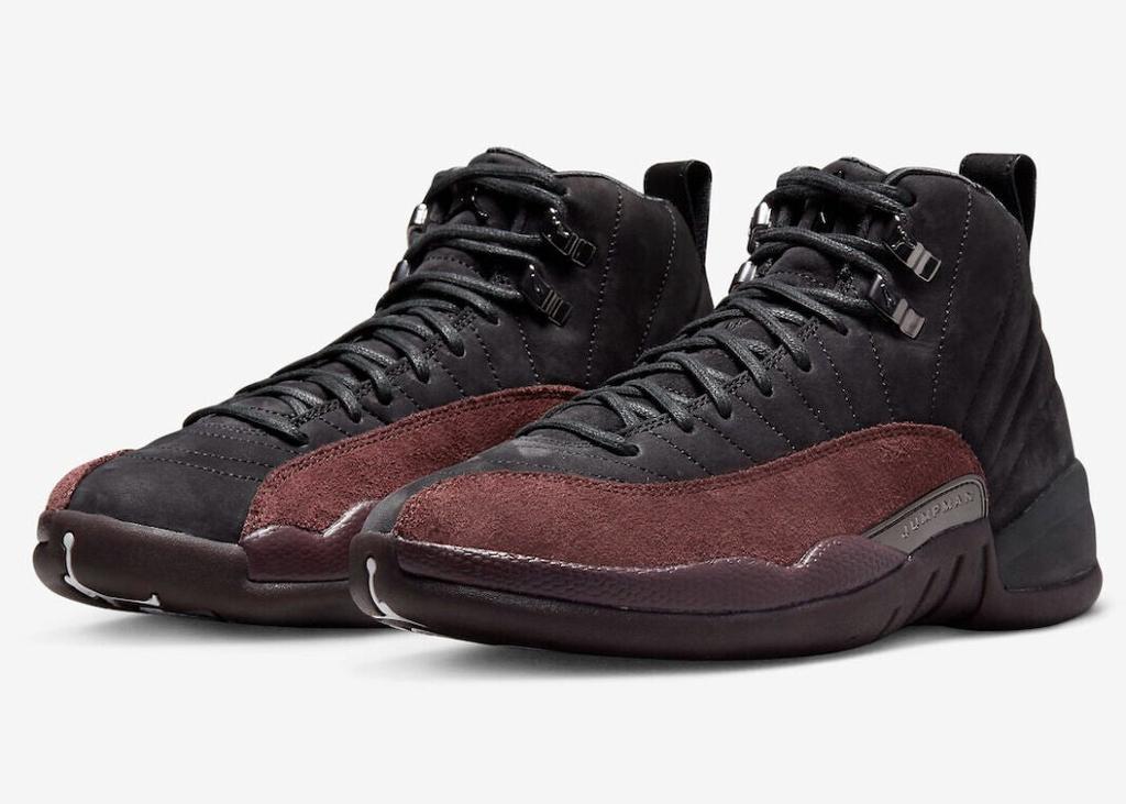 Jordan Air  12 x A Ma ManiÃre DV6989-001 Women's 7 Black Lifestyle Shoes GBNC55