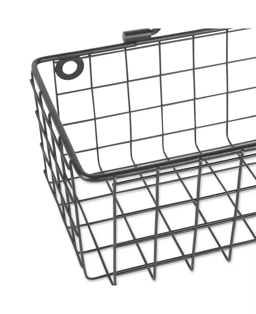 Design Imports Medium 2-Pc. Wire Wall Basket Set 4