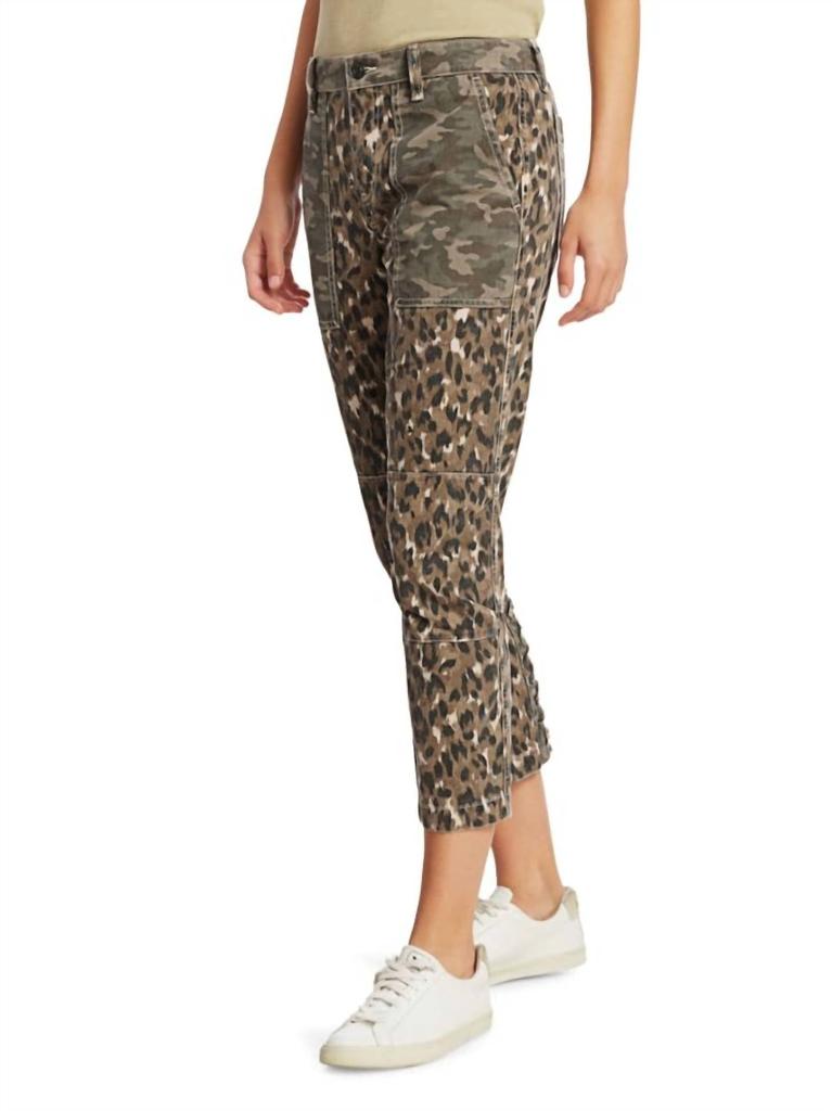 Current Elliott The Clean Weslan Utility Pant In Multicolor