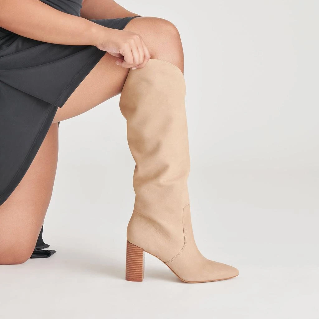Dolce Vita Nedi Wide Calf Boots Dune Nubuck 2
