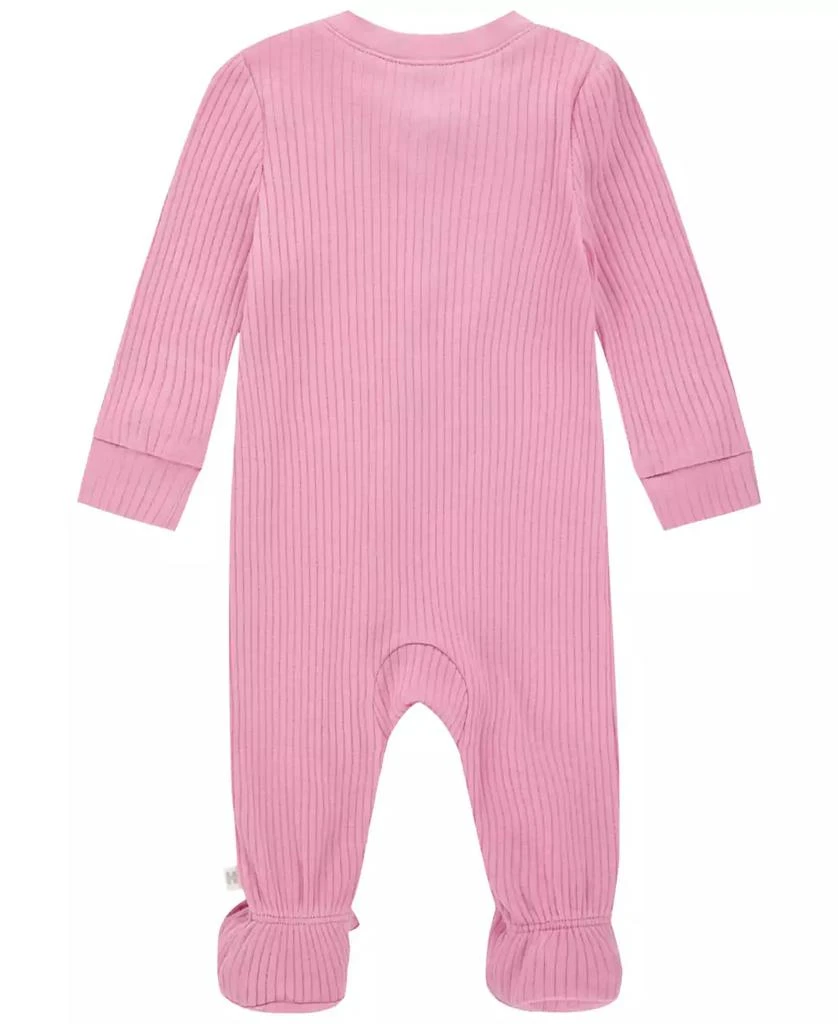 Huggies Baby Girls Organic Rib Coverall 2