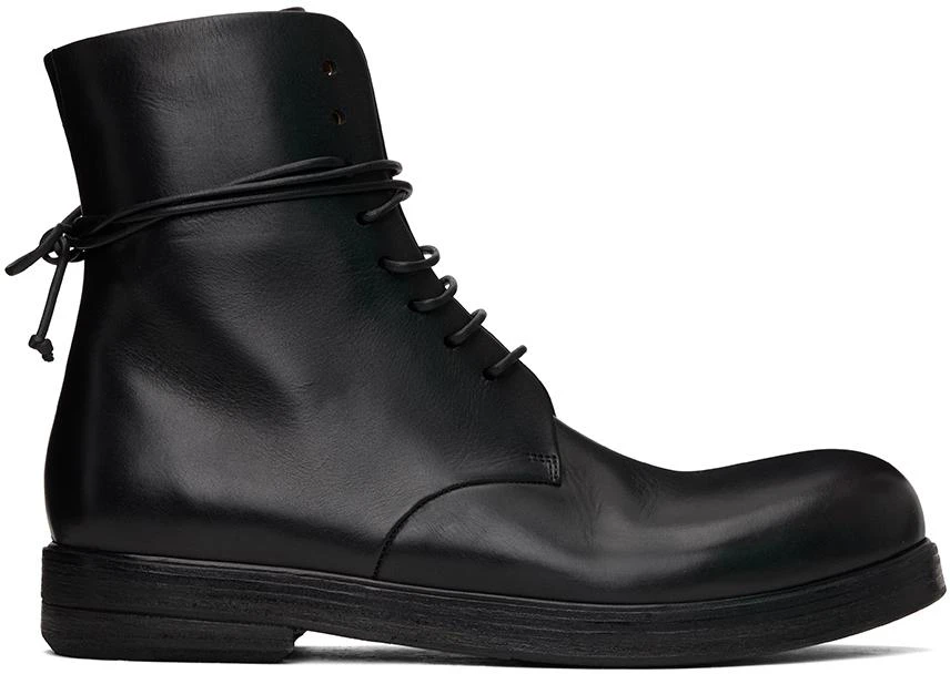 Marsèll Black Zucca Zeppa Lace Up Ankle Boots 1