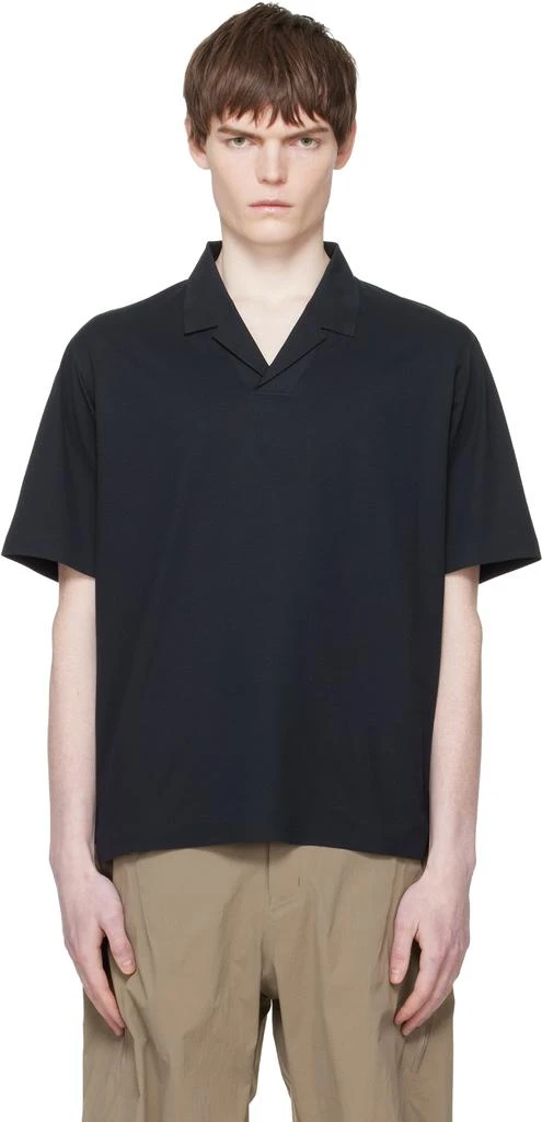 Veilance Black Metron S/S Polo