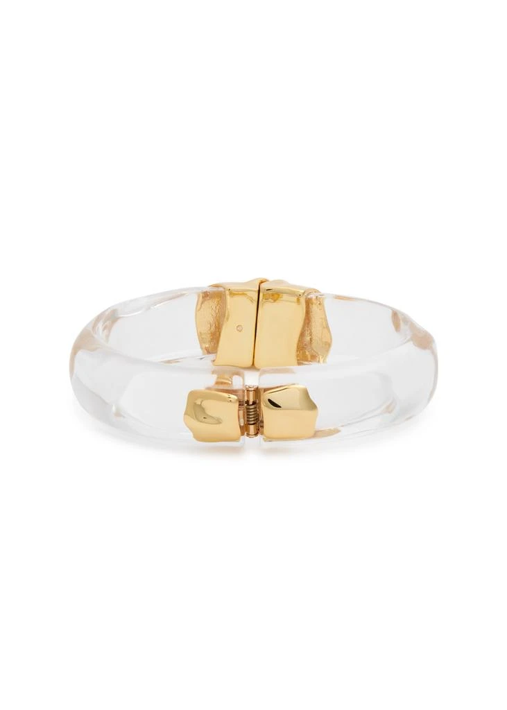 Alexis Bittar Molten 14kt gold-plated and Lucite bracelet 3
