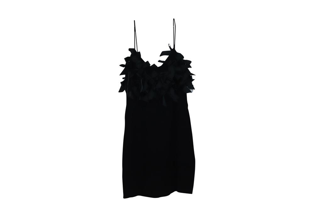 Issa Strap Mini Dress in Black Acetate