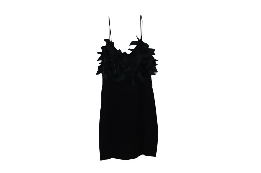 Issa Strap Mini Dress in Black Acetate 2