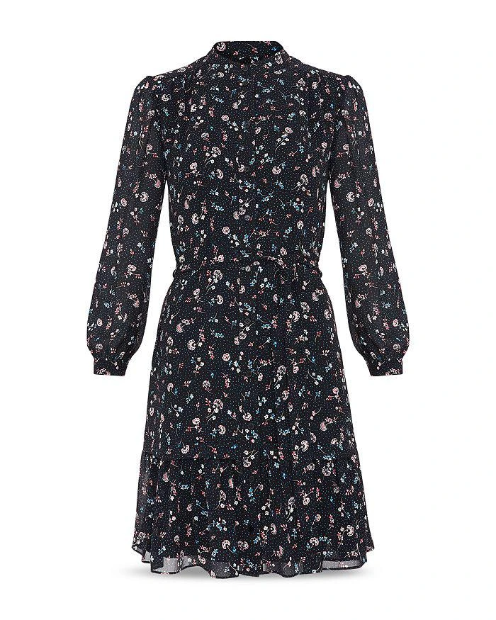 HOBBS LONDON Pearl Printed Tie Waist Dress 7