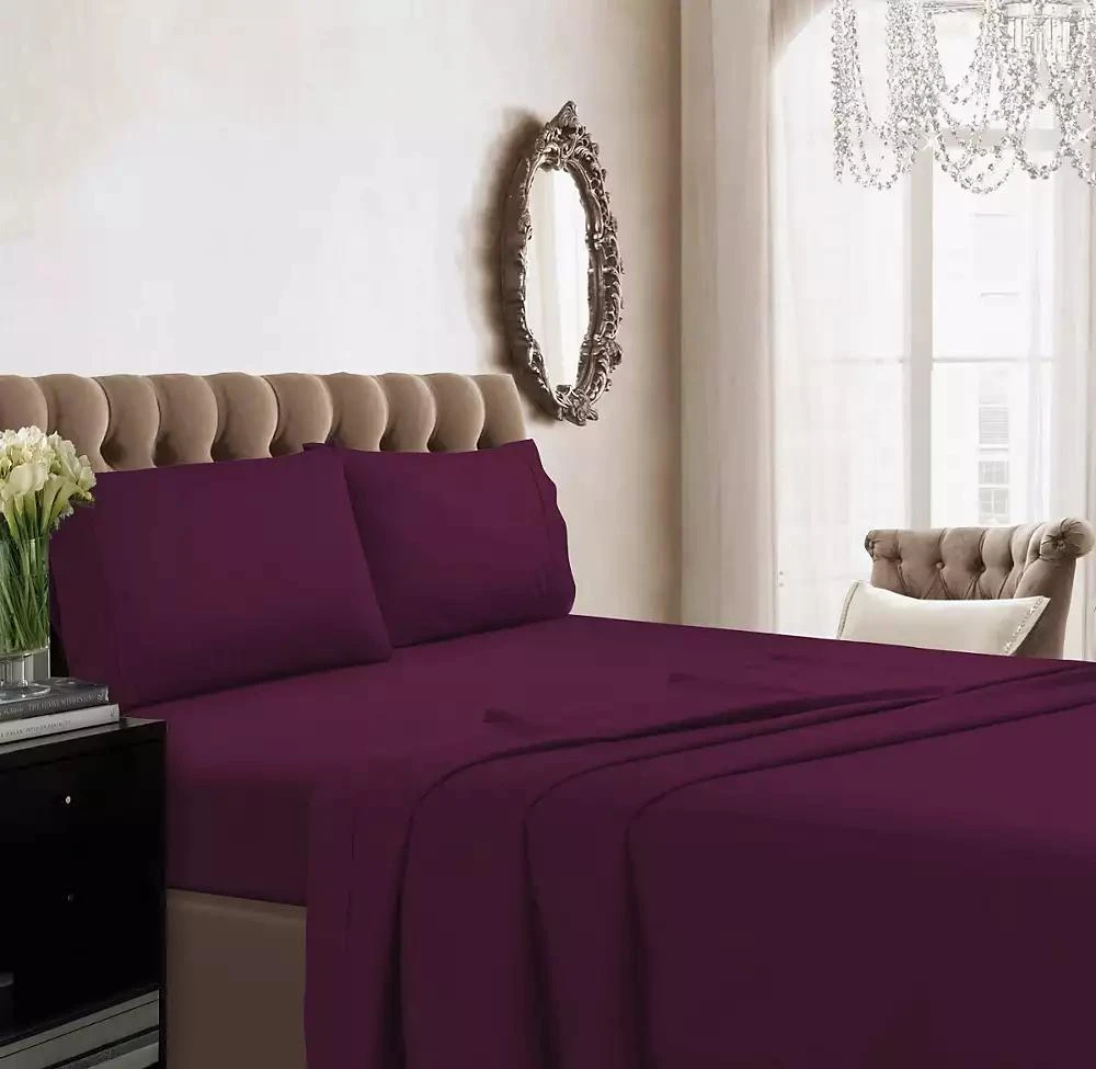 Tribeca Living 350 Thread Count Cotton Percale Extra Deep Pocket Sheet Set, Twin XL 7