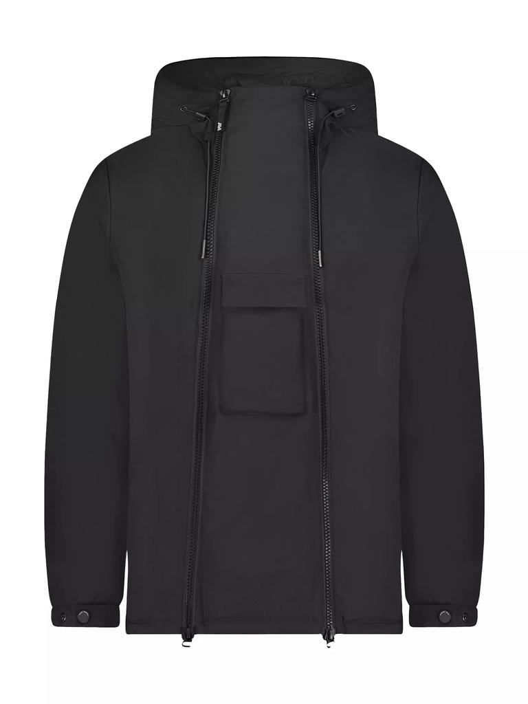 Andrew Marc Anzen Down Stretch Double Front-Zipper Jacket