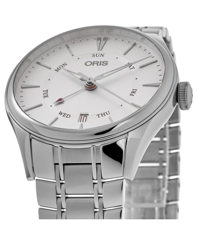 Oris Oris Artelier Pointer Day Date Automatic Silver Dial Steel Men s Watch 01 755 7742 4051 07 8 21 88 Accessories Free Shipping BeyondStyle