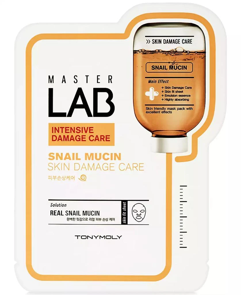 TONYMOLY Master Lab Snail Mucin Skin Damage Care Sheet Mask 1