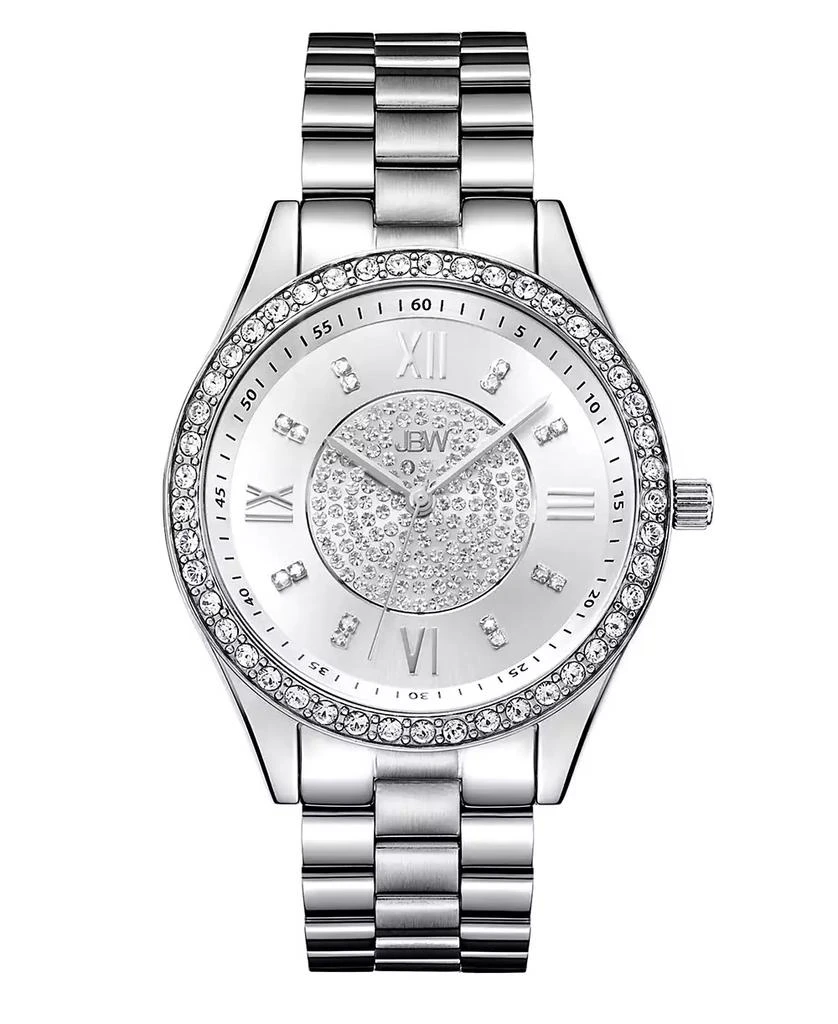 Jbw Women's Mondrian Diamond (1/6 ct.t.w.) Stainless Steel Watch 1