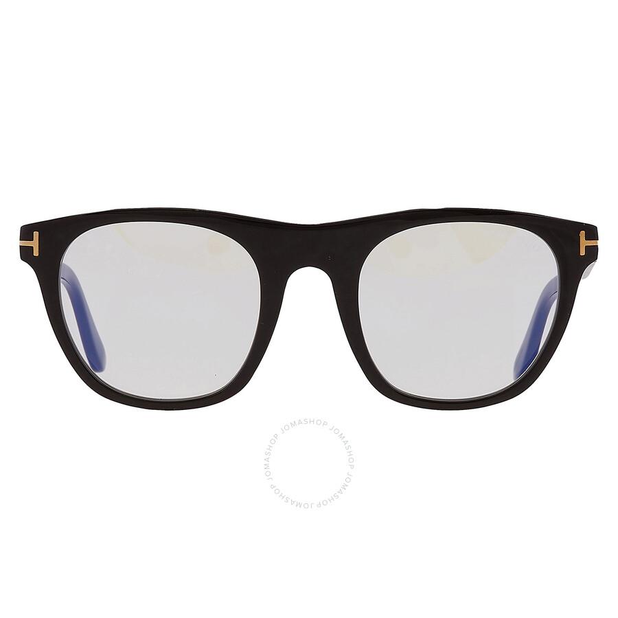 Tom Ford Blue Light Block With Grey Gradient Clip-On Oval Men's Eyeglasses FT5895-B 001 51