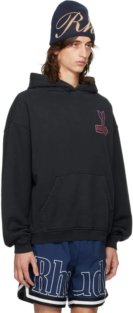 Rhude Black 'Send Rhudes' Hoodie 2