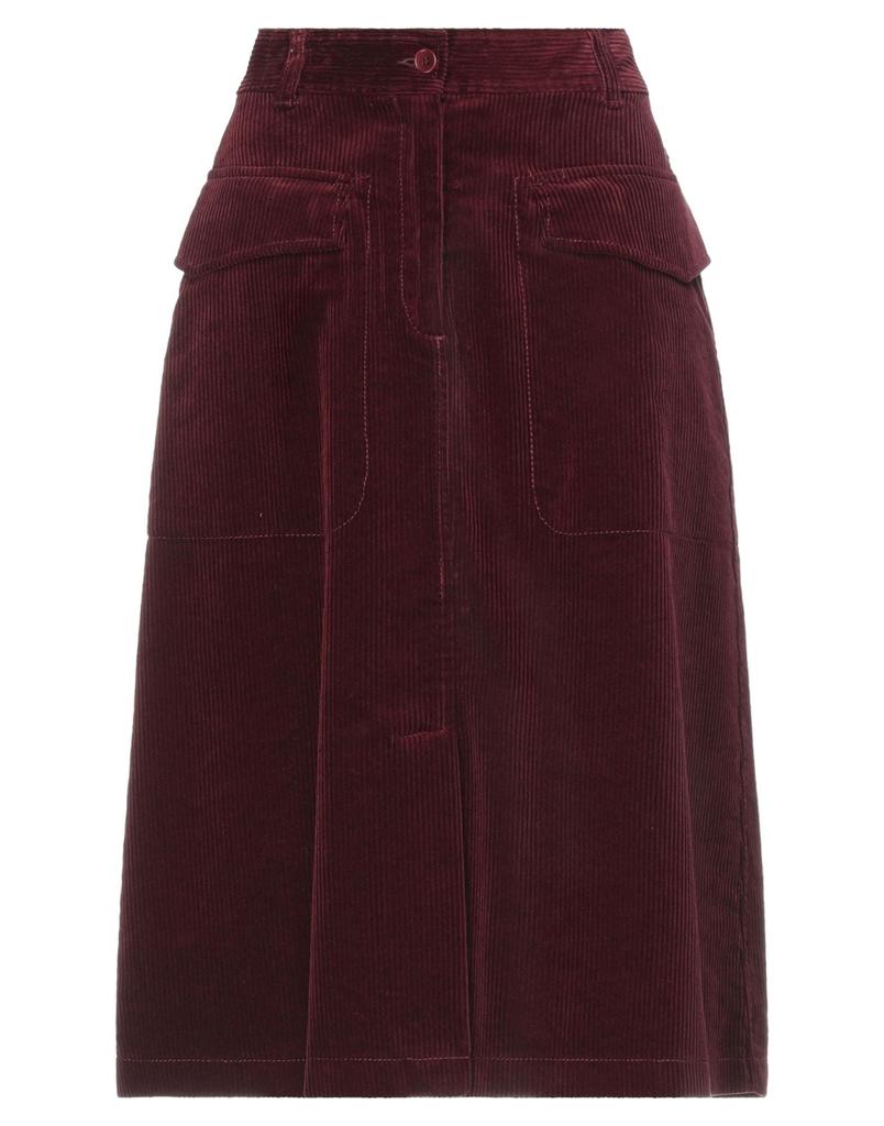 Aspesi Aspesi - Midi Skirts - Burgundy - Woman