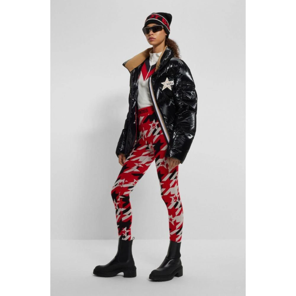 Hugo Boss x Perfect Moment virgin-wool leggings with branding 2