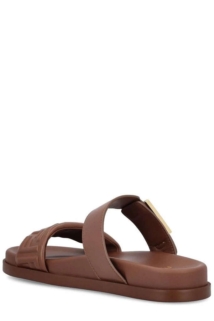 Fendi Fendi Feel FF Embossed Double Band Sandals 3
