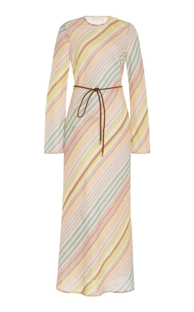 Zimmermann Zimmermann - Halliday Floral-Cotton Bias-Cut Maxi Dress - Multi - 1 - Moda Operandi 1
