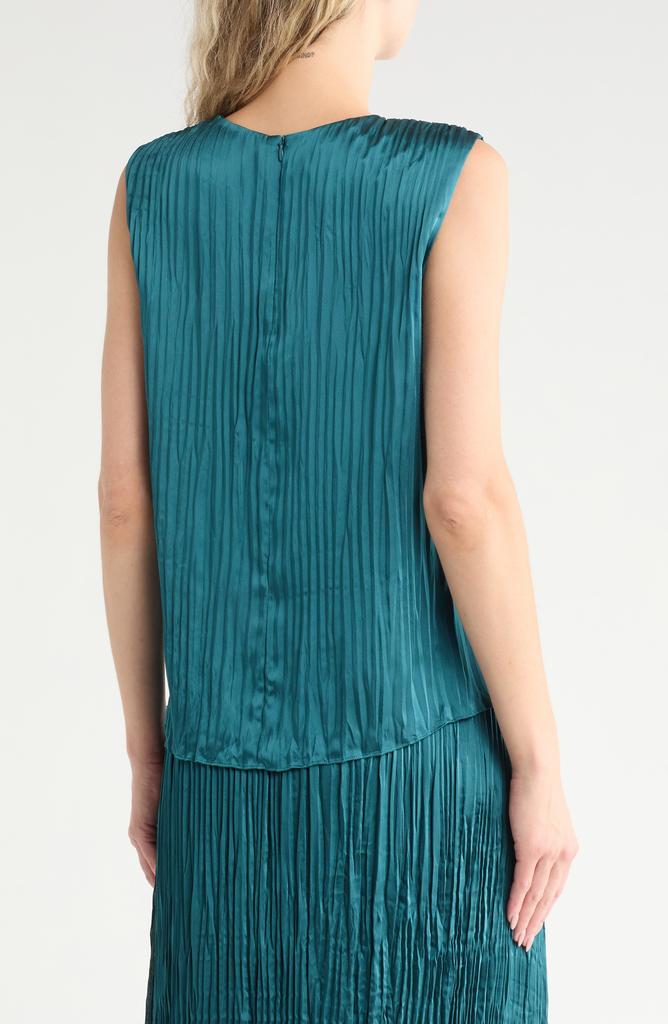 Vince Crushed Satin Shell