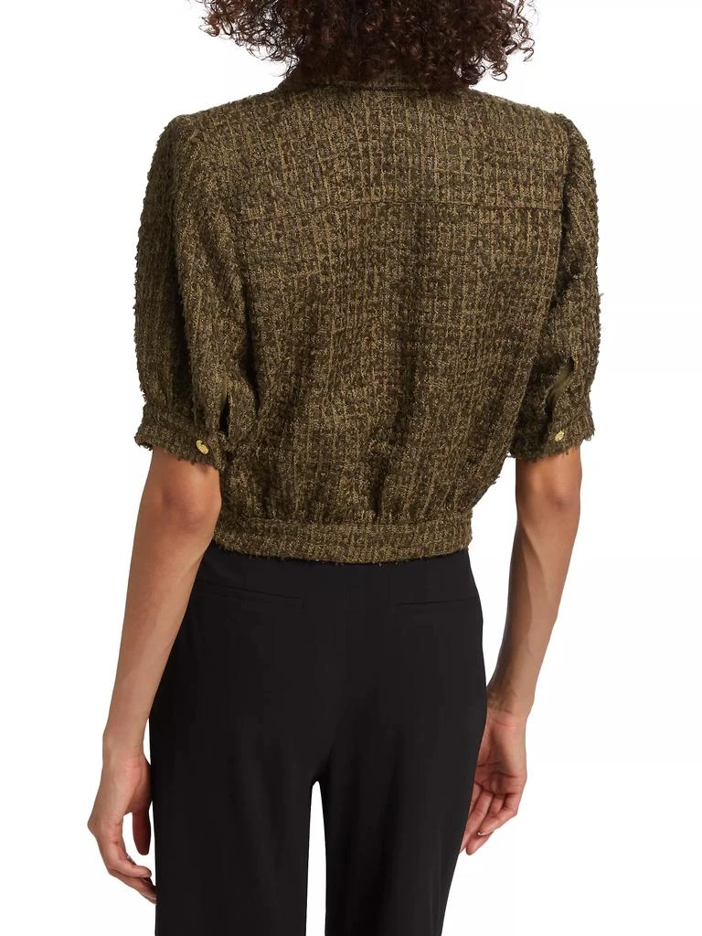 L'Agence Cove Cropped Tweed Jacket 5