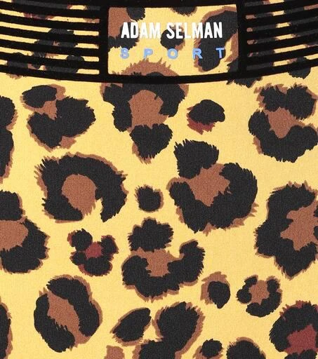 Adam Selman Sport Bonded leopard-print leggings 4