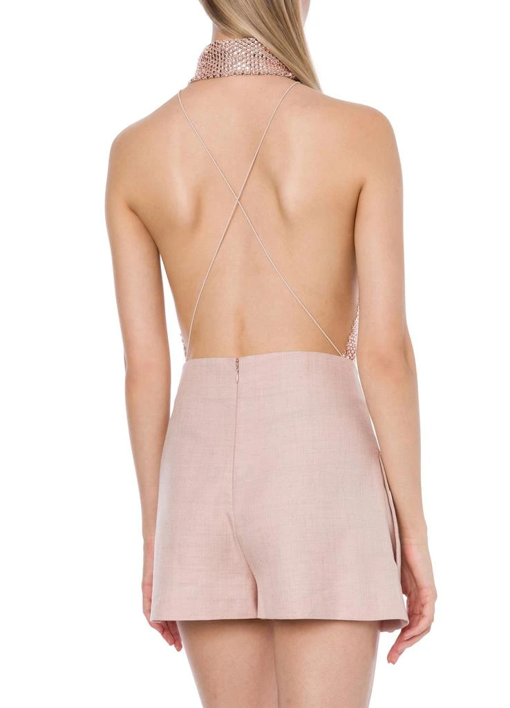 PHILOSOPHY di LORENZO SERAFINI Rhinestone mesh top 3