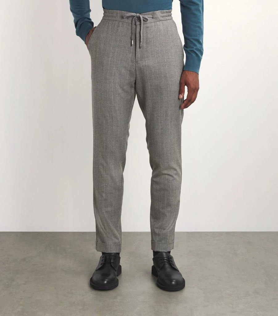 Marco Pescarolo Stretch-Cashmere Striped Trousers 3