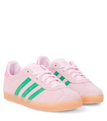 adidas gazelle silver green womens adidas Gazelle Sneaker in Pink Spark/Lucid Blue/Sulfur main image 0