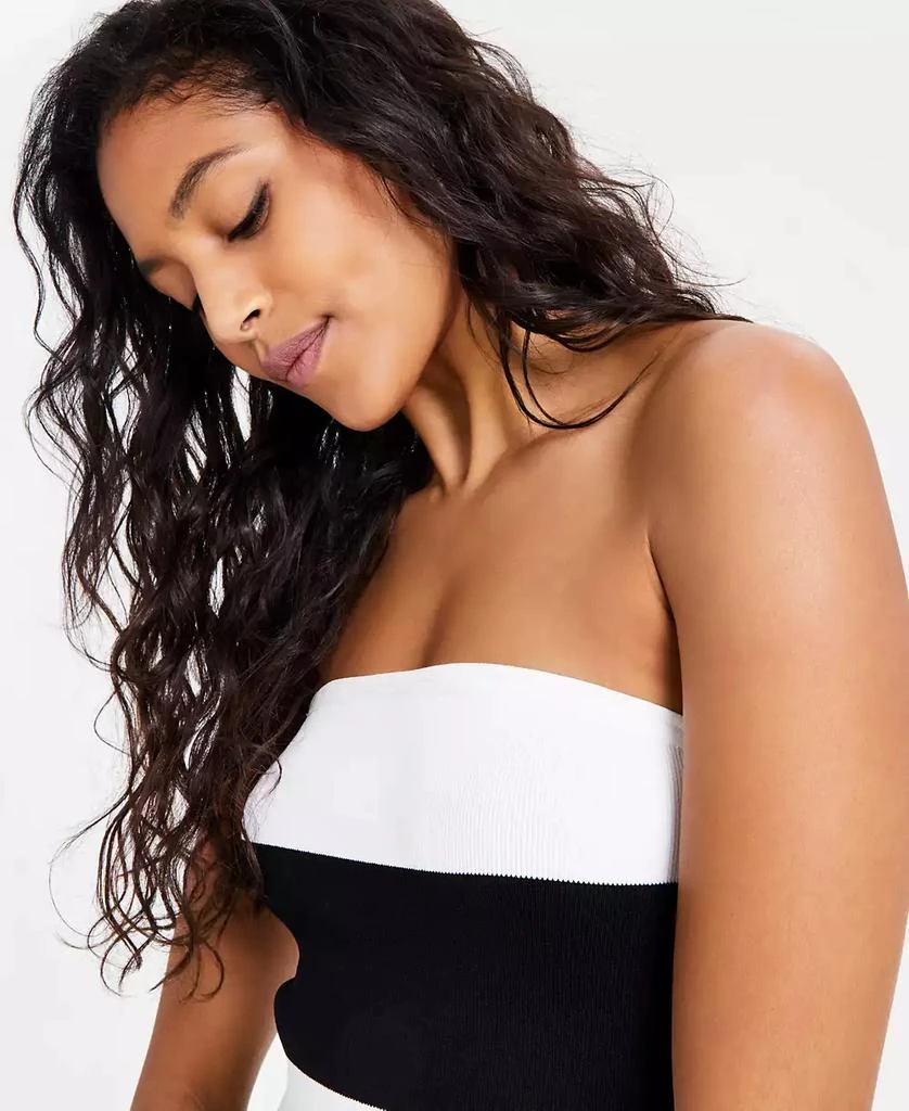 Bar III Women's Strapped Sleeveless Ribbed Dress, Exclusively at Macy's 4