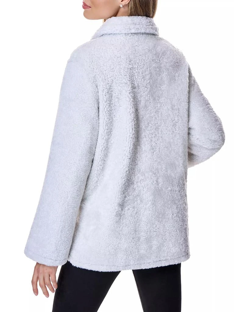 Maximilian Oversized Shearling Shirt-Jacket 5