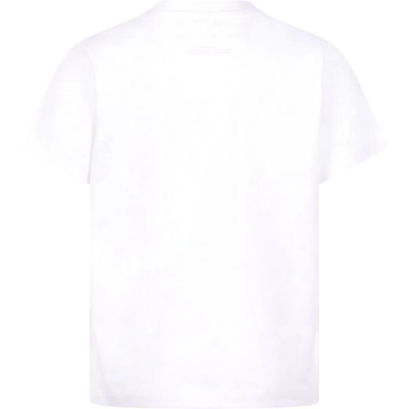 Stella McCartney Stay wild organic cotton t shirt in white 2