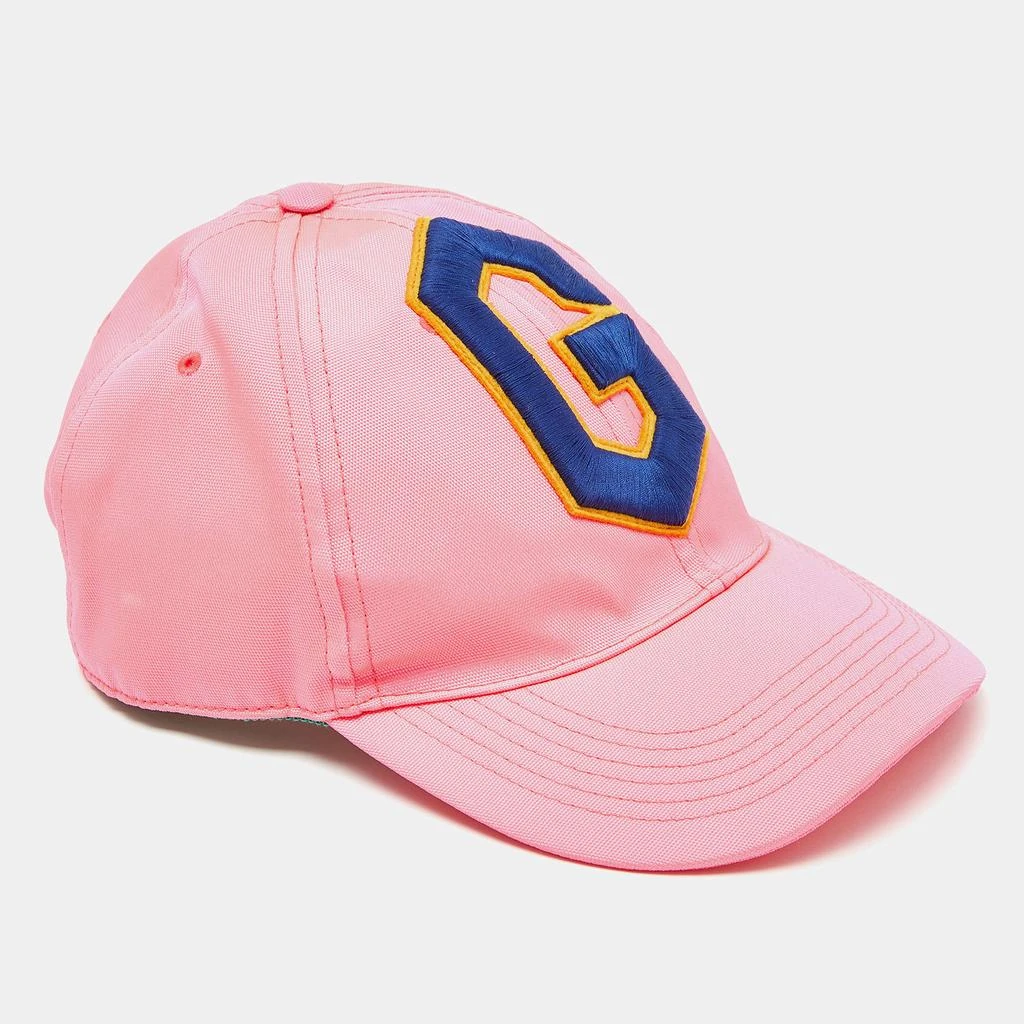 Gucci Gucci Neon Pink G Skull Patch Detail Baseball Cap L 1