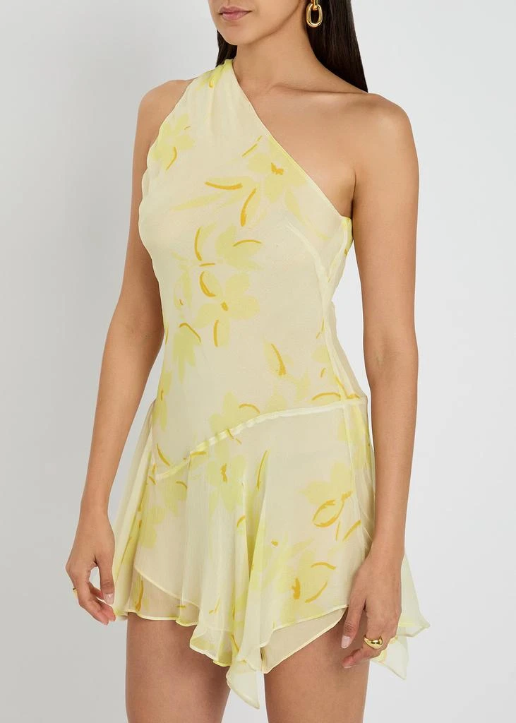 Colmar asymmetric chiffon mini dress – On Sale Now with Up to 60% Off