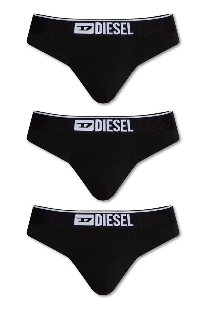 Diesel Diesel Umbr String Logo Patch Threepack Jockstrap 1