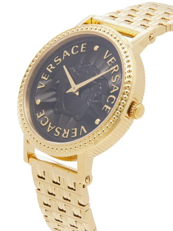 Versace V-Dollar IP Goldtone Stainless Steel Bracelet Watch/37MM 3
