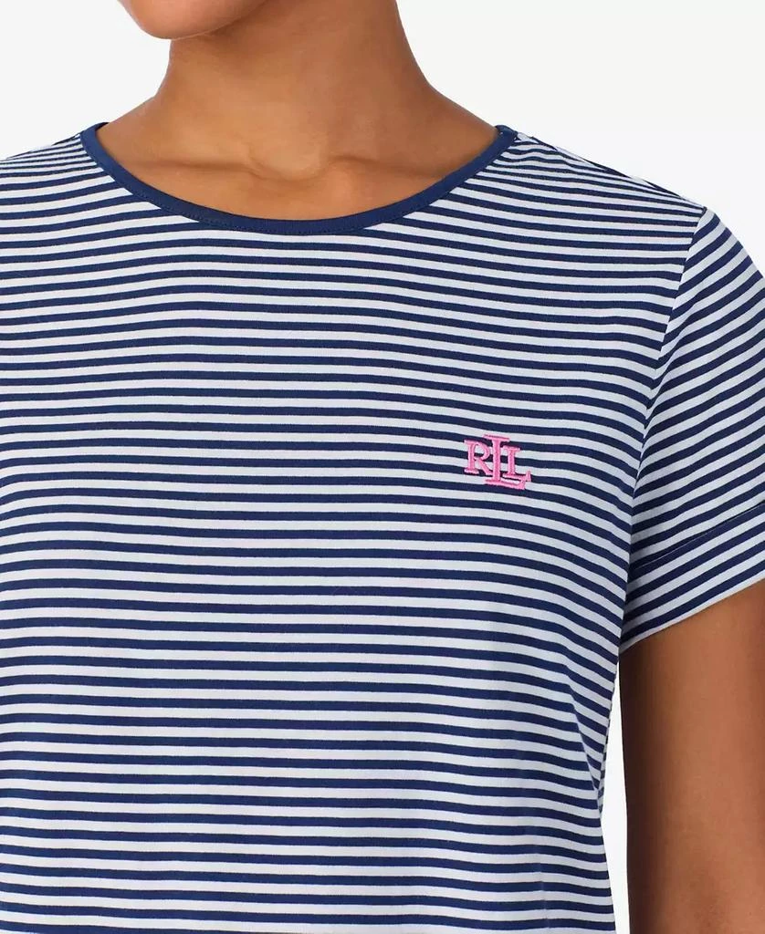 Ralph Lauren Women
s 2-Piece Short-Sleeve Crewneck Top and Shorts Pajama Set 3