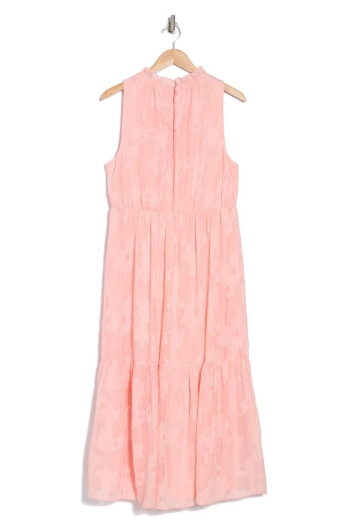 Socialite Sheer Texture Tiered Midi Dress 4