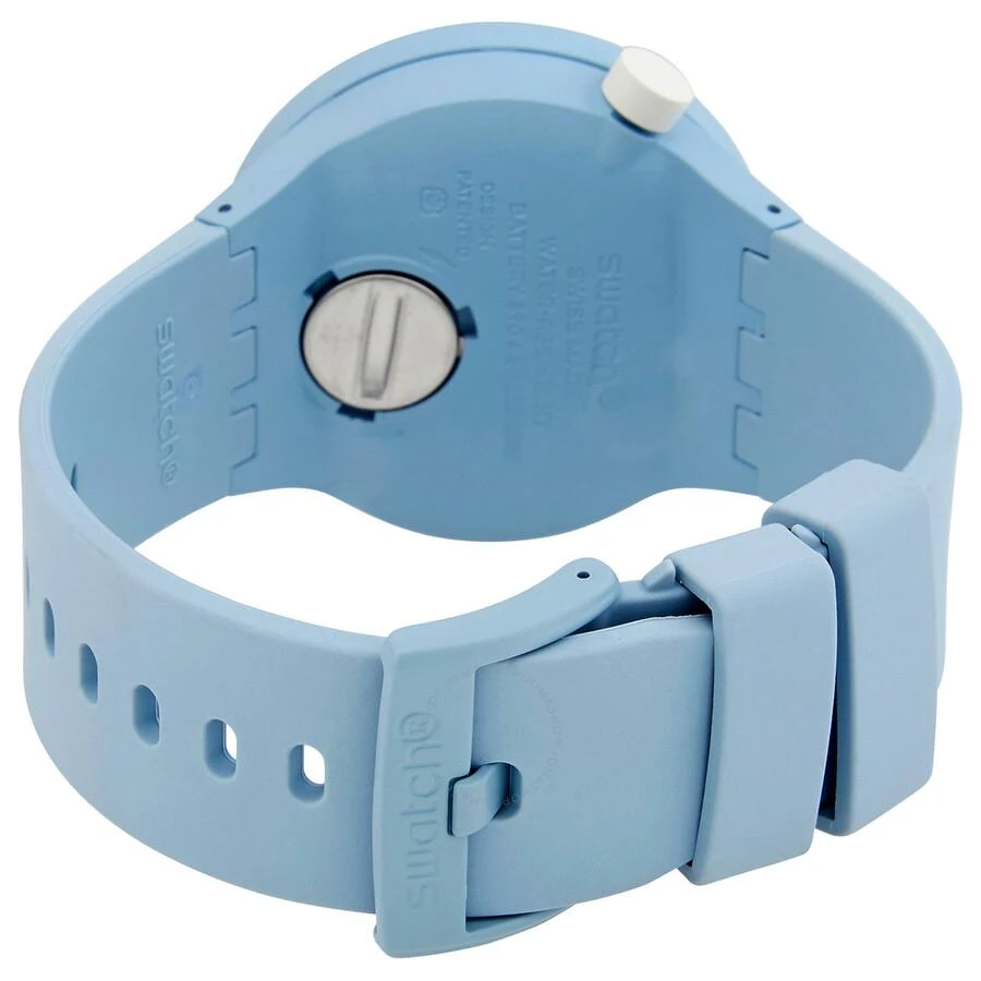 Swatch C- Blue Quartz Transparent Dial Unisex Watch SB03N100 3