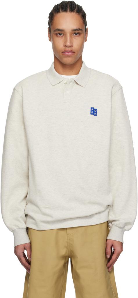ADER error Black Sig; TRS Tag LS 04 Polo - Polo Shirts