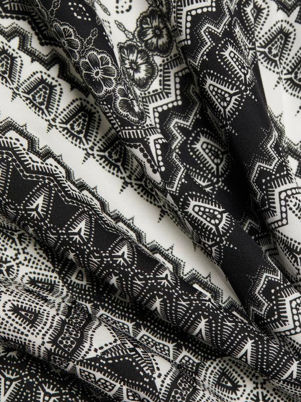 Tahari The Caelan Printed Silk Midi-Dress 5