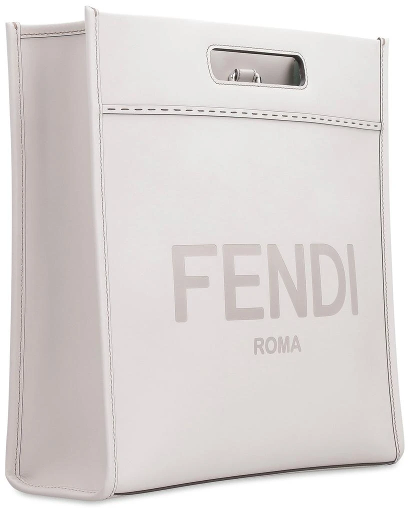 Fendi Fendi Roma Lettering Shopper Tote Bag 3
