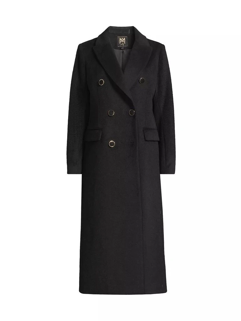Milly Wool-Blend Double-Breasted Coat 1