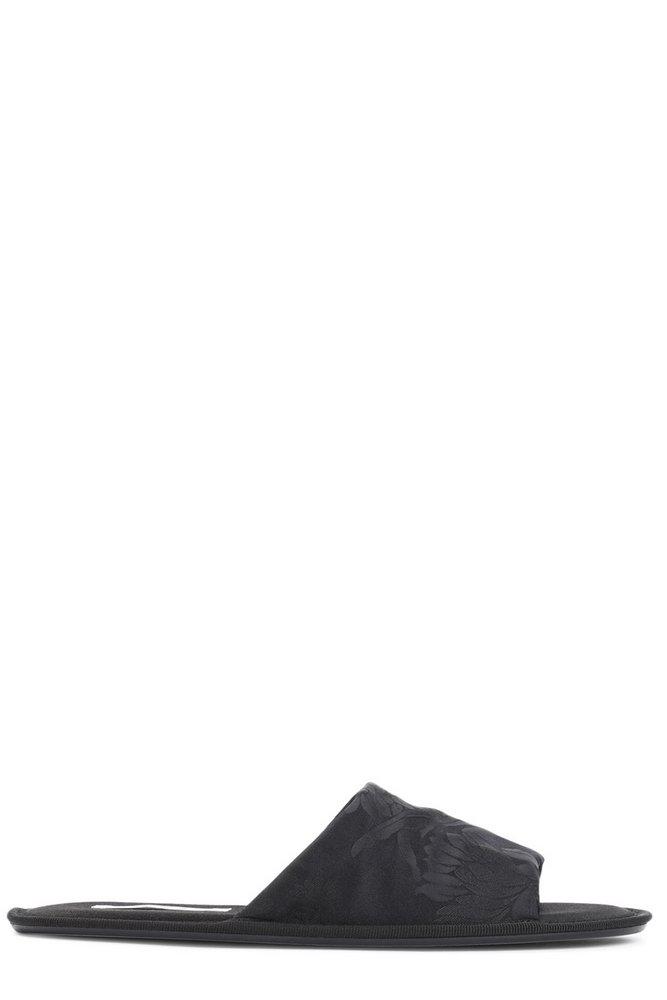 The Row The Row Floral Jacquard Slippers