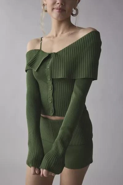 House Of Sunny House Of Sunny One Love Off-The-Shoulder Ribbed Sweater 3
