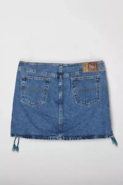 Urban Outfitters Vintage Y2k Side-Laced Denim Mini Skirt 3