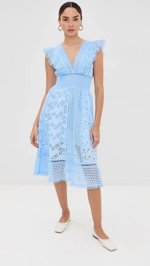 Temptation Positano Arno Embroidered Midi Dress 6